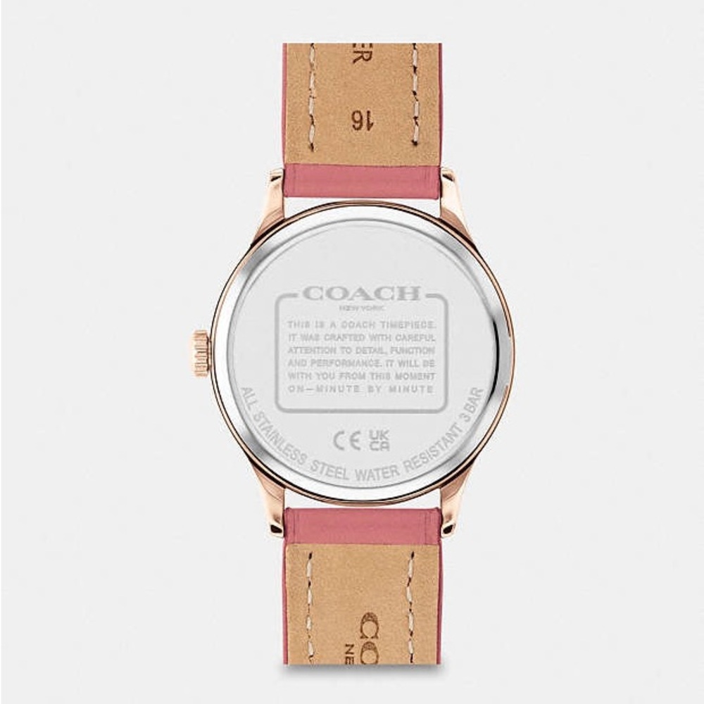 NEW IN BOX COACH 32mm RUBY WATCH WITH SIGNATURE FACE - Picture 3 of 16
